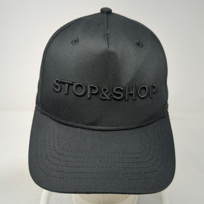 Image Solutions Baseball Cap Black One Size Stop & Shop Tonal Strapback Hat