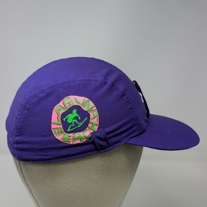 Laguna Baseball Cap Purple One Size Surfer Side Patch Nylon Elastic Back Hat