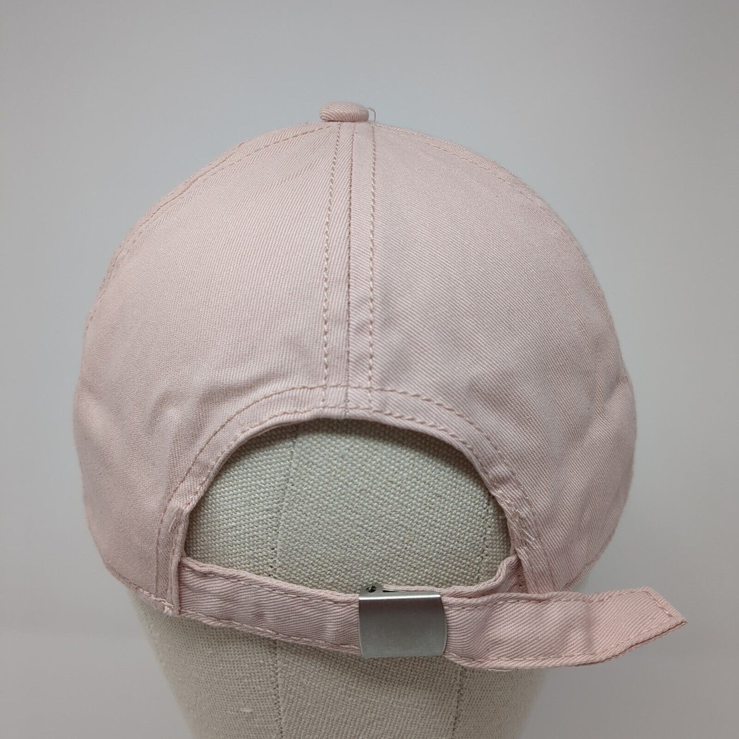 NY Slideback Hat Pink One Size Adjustable Embroidered 6 Panel Divided by H&M