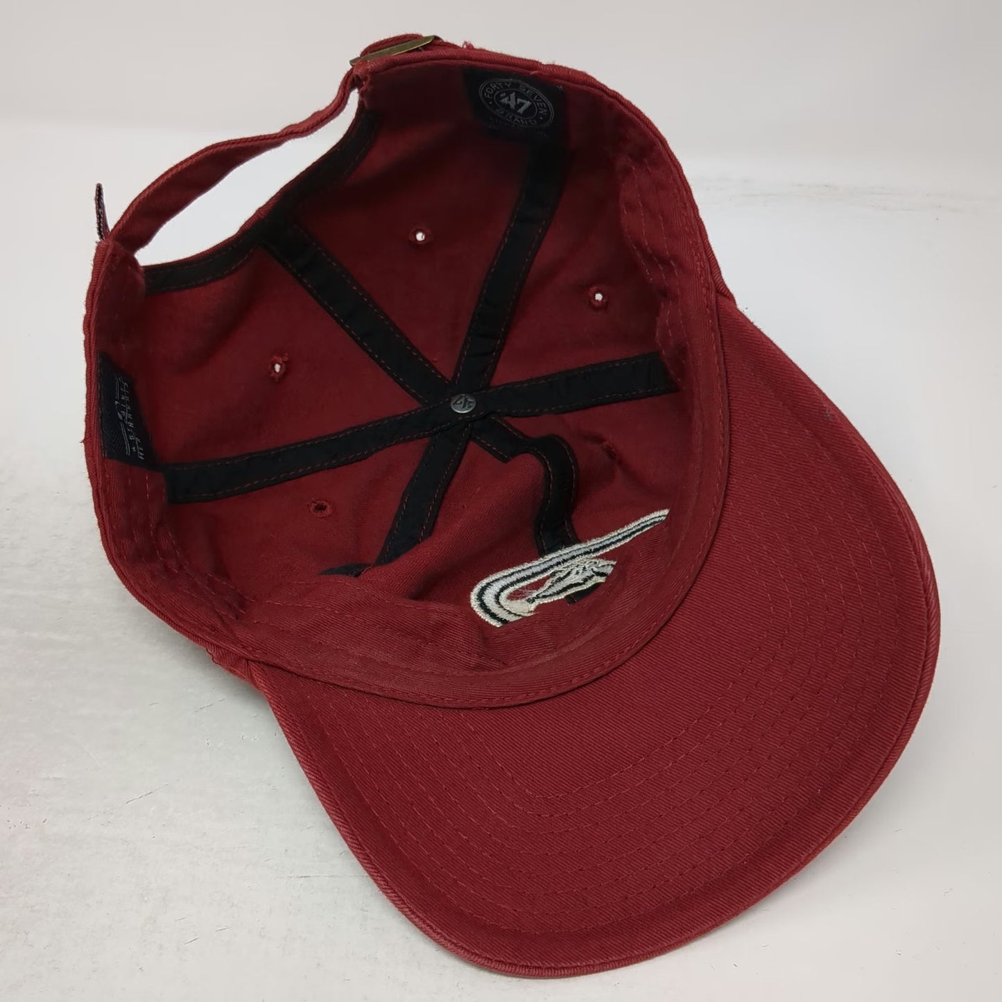 Arizona Diamondbacks MLB 47 Brand Baseball Cap Red One Size Logo Strapback Hat
