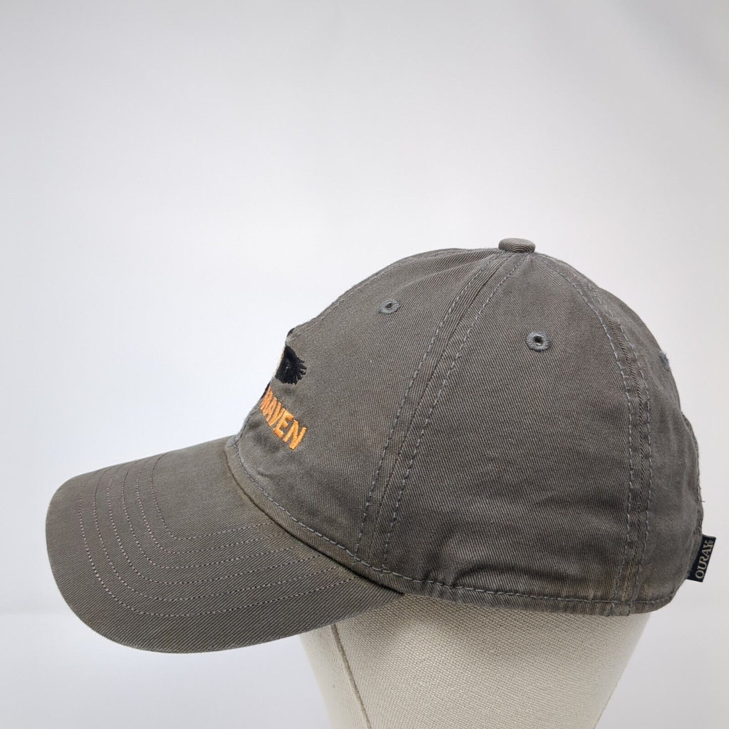 Maven Strapback Hat Gray One Size Adjustable Embroidered 6 Panel Ouray