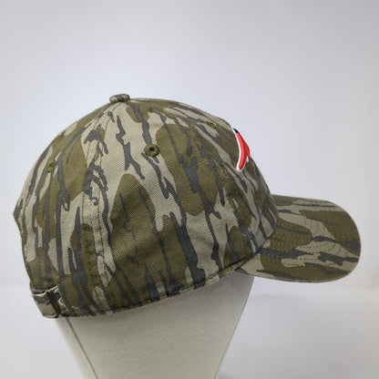 New England Patriots NFL Team Apparel Green One Size Camo Strapback Logo Hat