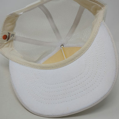 Sunbelt Trucker Hat White One Size Snapback Lee Plantation Florida Tree Mesh