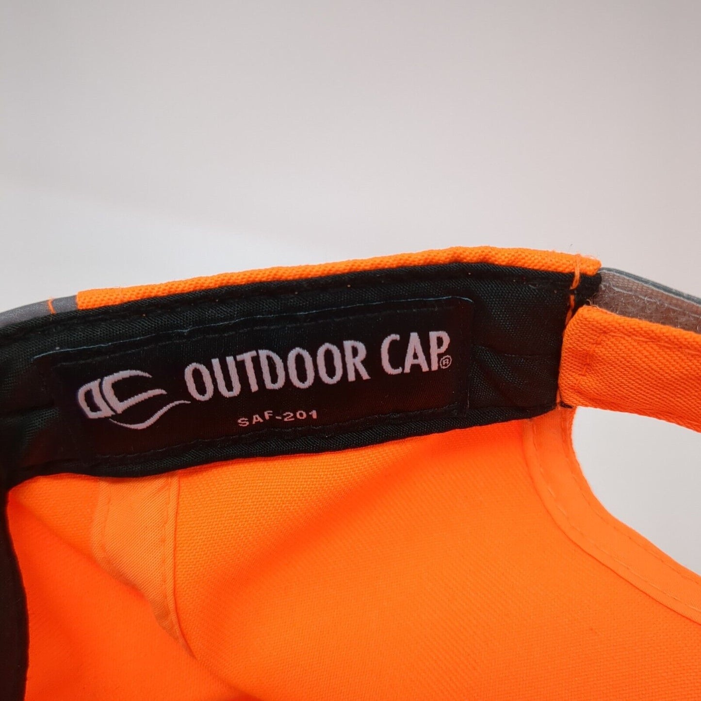 Bendix Strapback Hat Orange One Size Adjustable Outdoor Cap 6 Panel