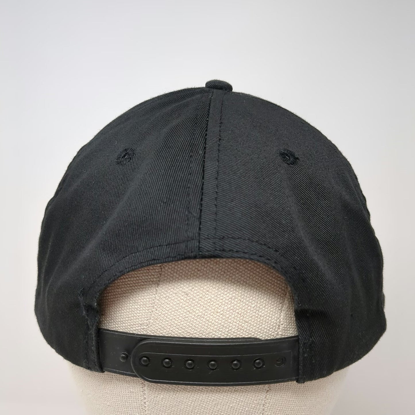 Caterpillar Baseball Cap Black One Size Snapback Racing Embroidered Logo Hat