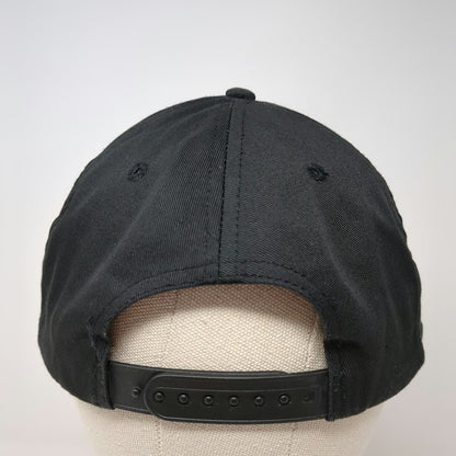 Caterpillar Baseball Cap Black One Size Snapback Racing Embroidered Logo Hat