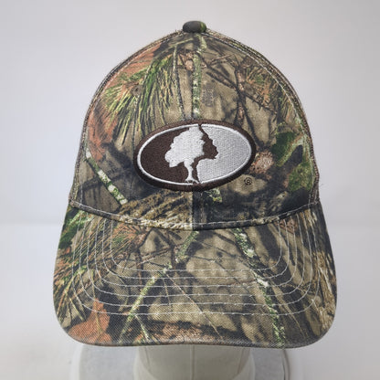 Mossy Oak Strapback Trucker Hat Multi One Size Mesh Back Camo Hunting