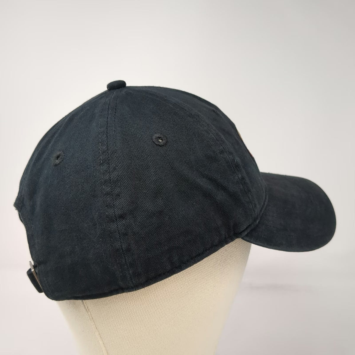 Champion Baseball Cap Black One Size Triple Logo Embroidered Adjustable Hat