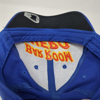 Bar Room Hero Strapback Hat Blue One Size Adjustable Embroidered Bottle Opener