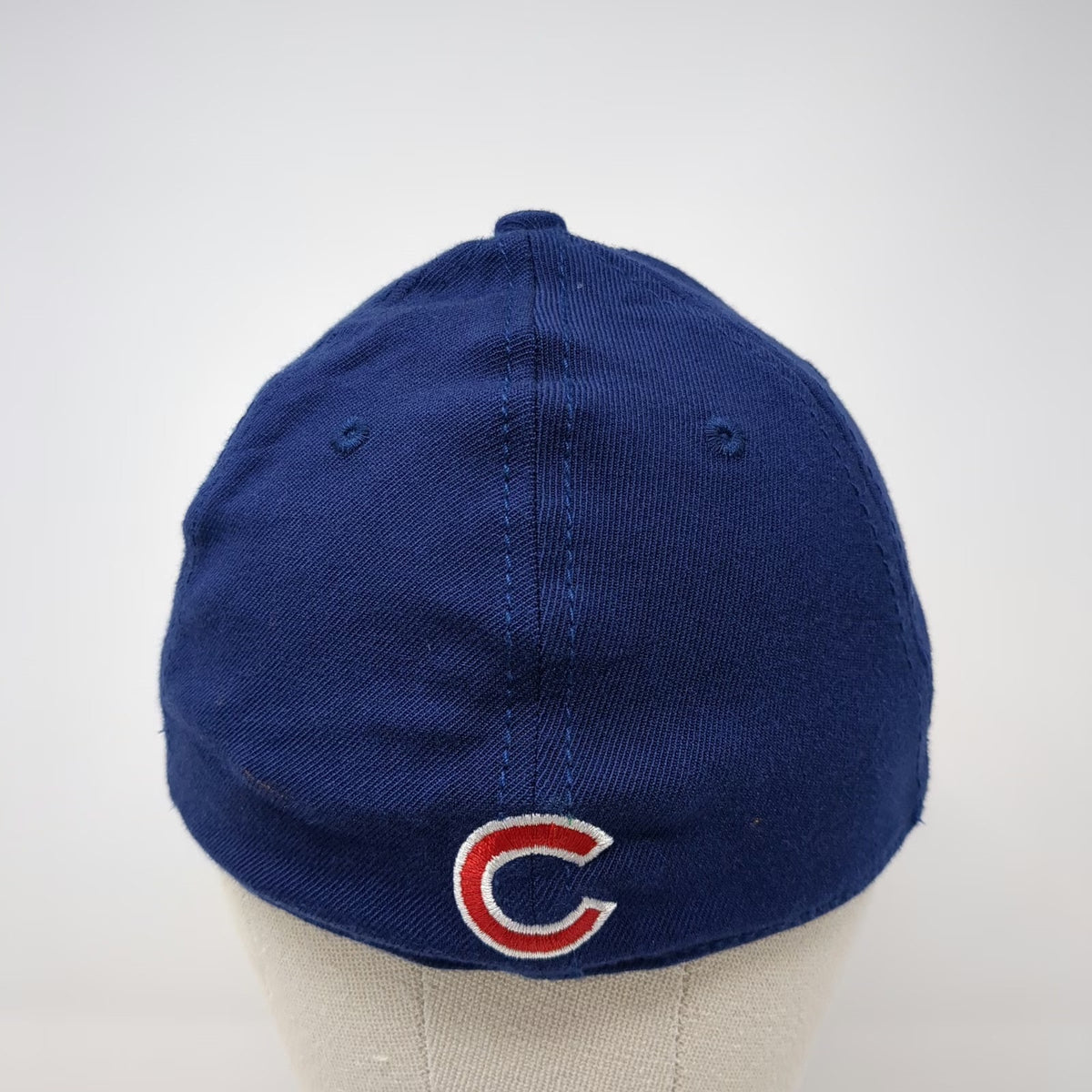 Chicago Cubs MLB New Era Baseball Cap Hat Blue M 39THIRTY Stretch Fit Curved