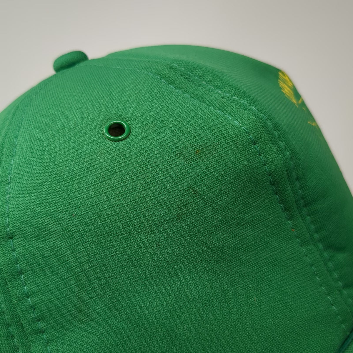 Yupoong 5 Panel Green One Size Hat Snapback Rope Trim John Wayne Pioneer Wagons