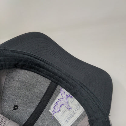 Hawktech Snapback Mesh Back Trucker Hat Black One Size Richardson