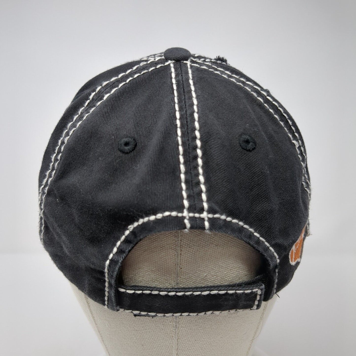 Football Mama May Yell Loudly Strapback Hat Black OS Distressed KB ETHOS Vintage