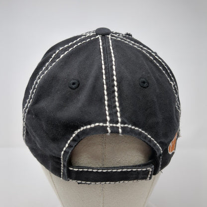 Football Mama May Yell Loudly Strapback Hat Black OS Distressed KB ETHOS Vintage