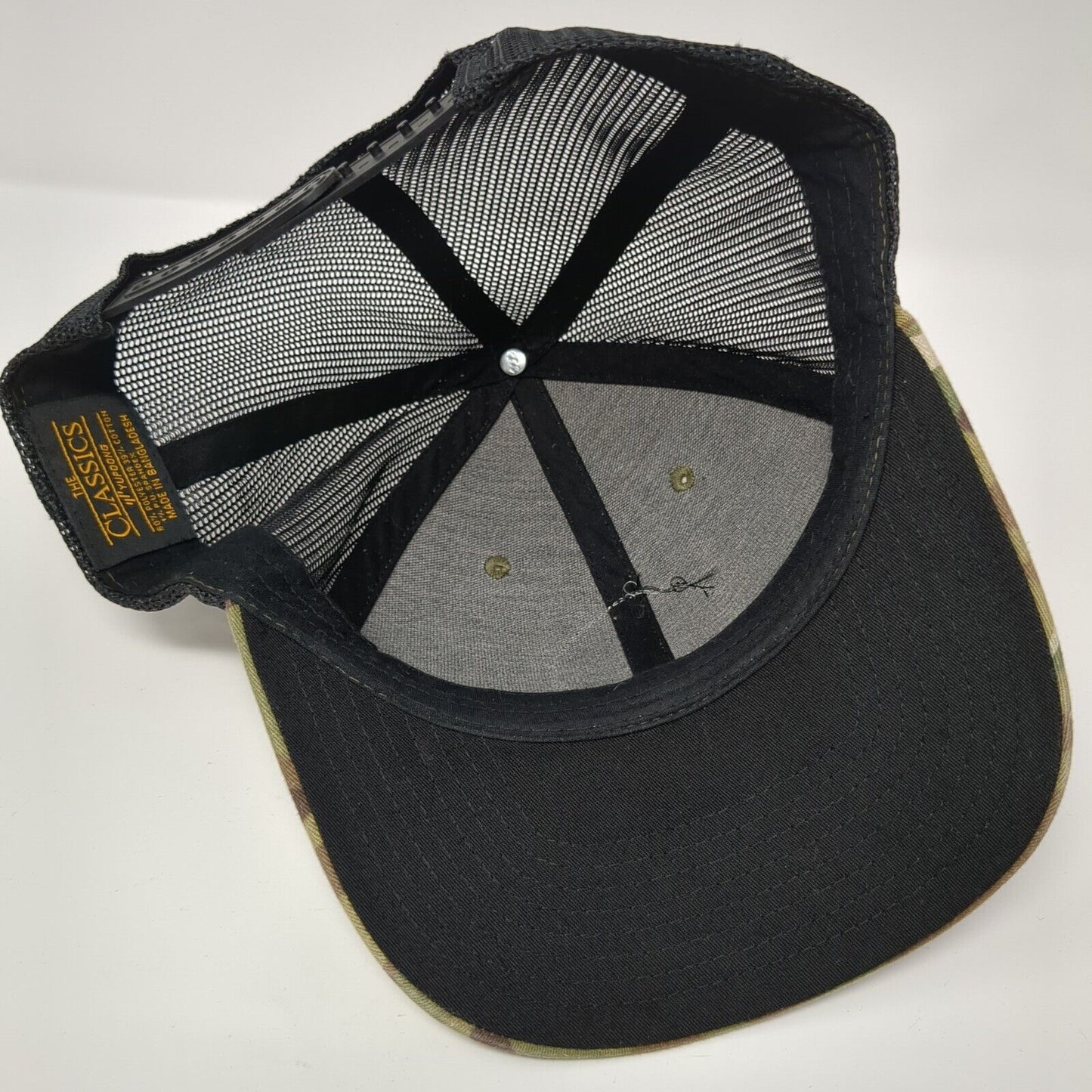 KSC Kenny Seng Construction Patch Trucker Hat Camo One Size Yupoong