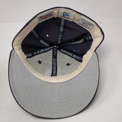 Boston Red Sox MLB New Era Blue 7 1/8 Wool Diamond Collection USA Hat Vintage