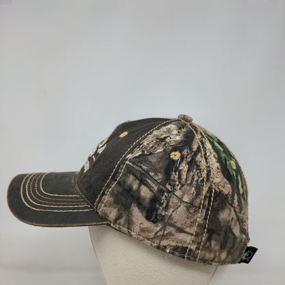 Trump 2020 No Bullshit Strapback Hat Camo One Size Embroidered Outdoor