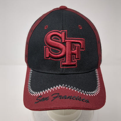 SF San Francisco Strapback Hat Multicolor OS Adjustable Embroidered 6 Panel