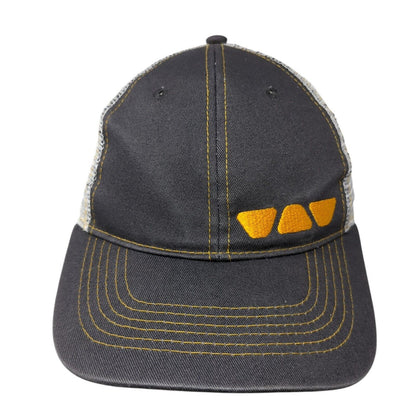Schluter Systems Strapback Trucker Hat Gray OS Adjustable Embroidered Mesh Back