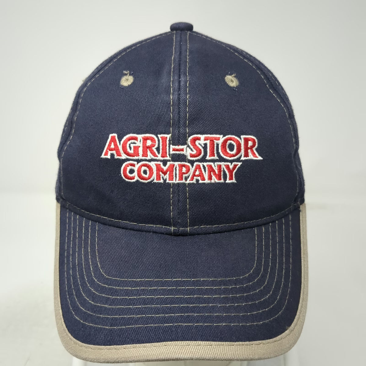 Agri-Stor Company Blue Baseball Cap One Size Strapback Hat Gellert Logo Stitch