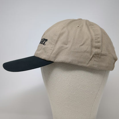 Coors Light Baseball Cap Beige Black One Size Adjustable Slideback Beer Hat