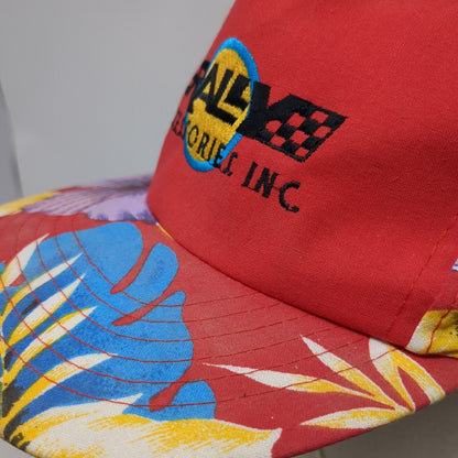Rally Accessories Inc Snapback Hat Multi One Size Adjustable Embroidered Floral