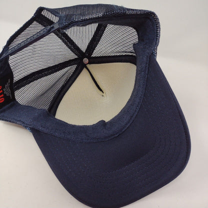 Trail Sisters Team Snapback Trucker Hat Blue OSFM Adjustable Mesh Back Rope Otto