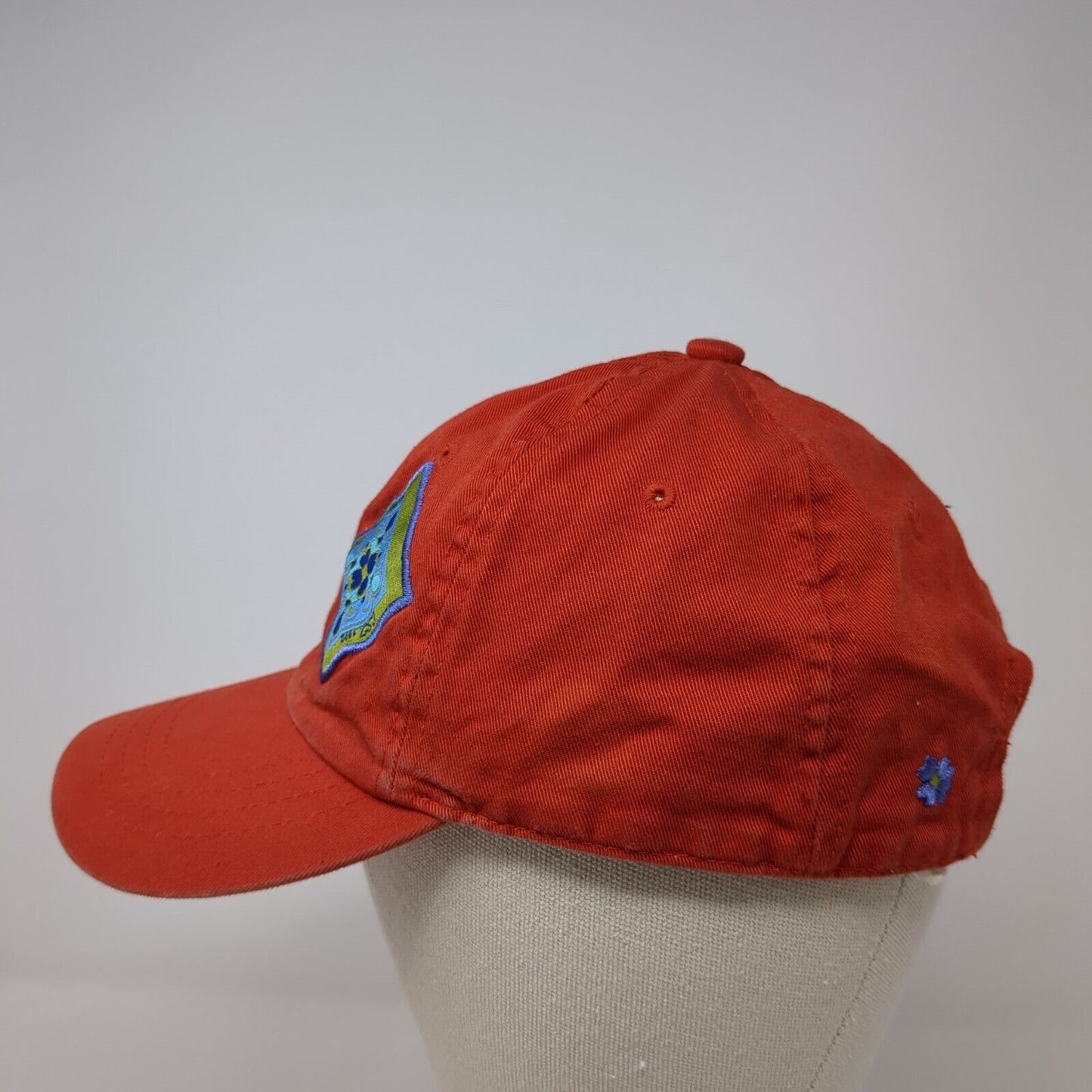 No Boundaries Slideback Hat Orange One Size Adjustable Embroidered
