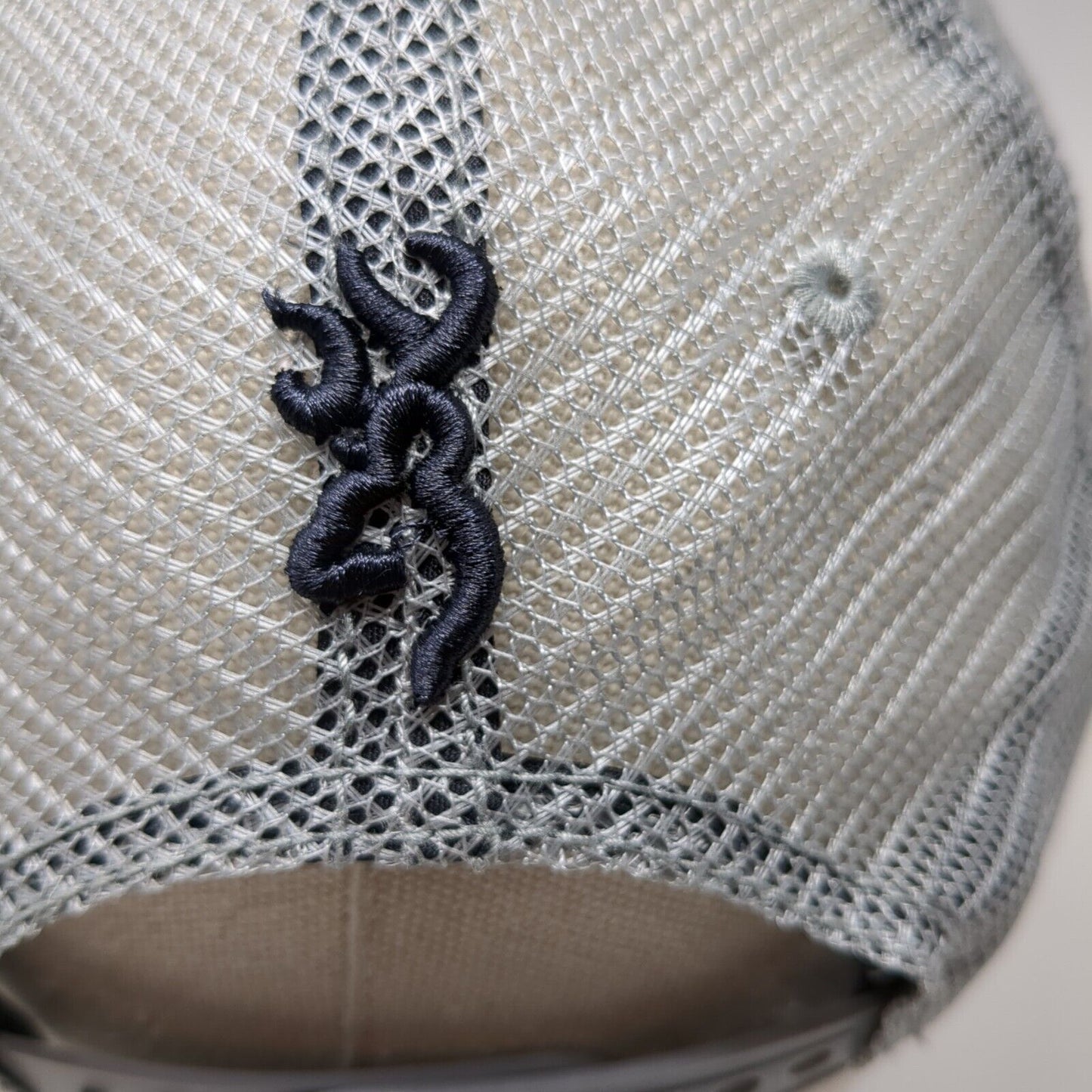 Browning Flag Patch Snapback Trucker Hat Multi One Size Mesh Back