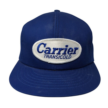 Carrier Transicold Snapback Hat Blue One Size Adjustable Embroidered 6 Panel