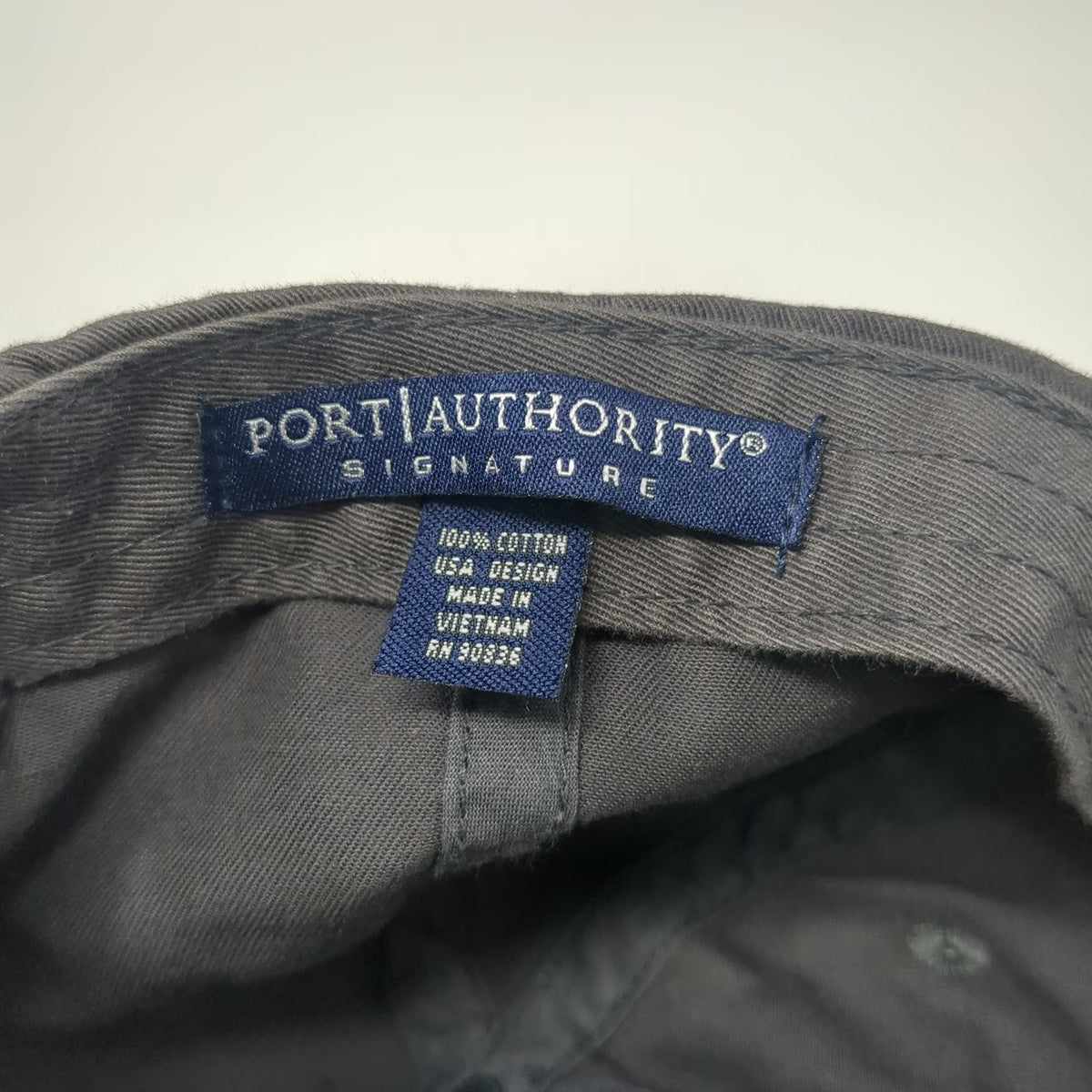 Port Authority Trebar Kenworth Sales Gray One Size Baseball Cap Strapback Hat