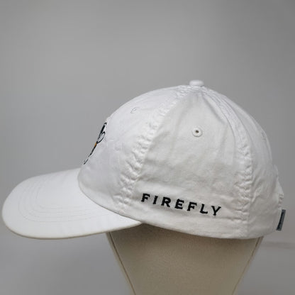 Imperial Baseball Cap White One Size Firefly Mascot Embroidered Strapback Hat