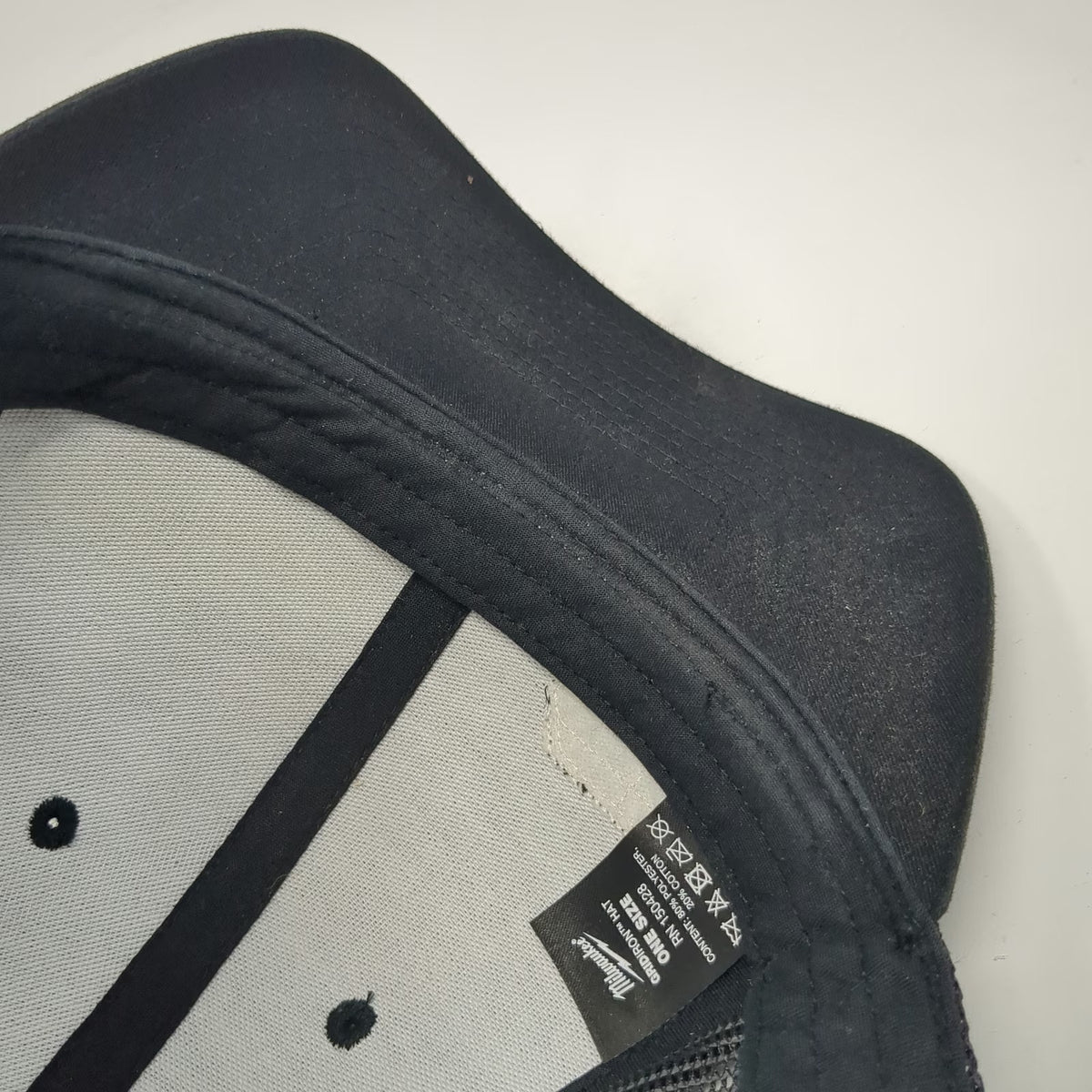 Milwaukee Trucker Hat Black One Size Mesh Back Snapback Gridiron Patch Workwear
