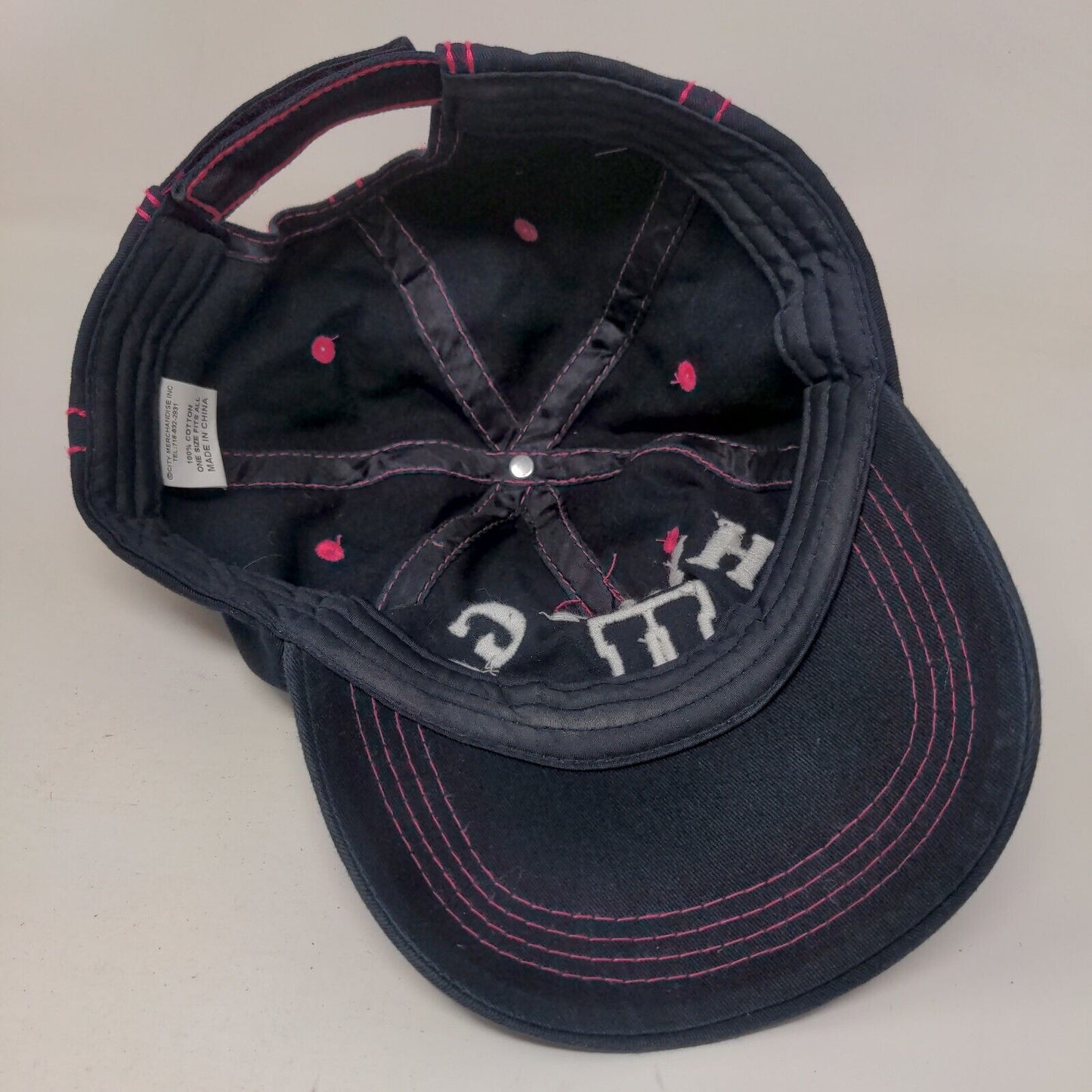 Chicago IL Strapback Hat Multicolor OSFA Adjustable Embroidered 6 Panel