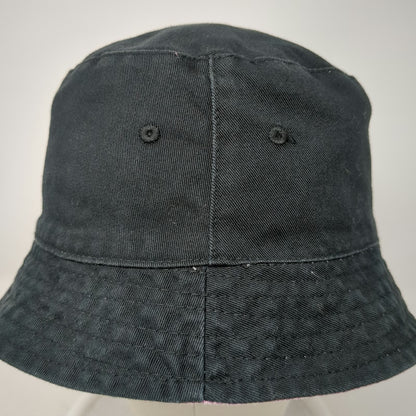 Keith Haring Bucket Hat Black Purple One Size Dancing Man Art Graphic Print Hat