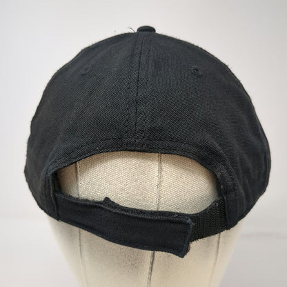 George Baseball Cap Black Brown One Size Two Tone Metal Hammer Pickaxe Rivet Hat