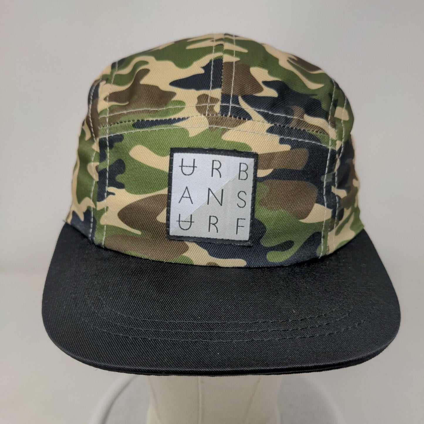 Urban Surf Strapback Hat Camouflage One Size Adjustable Strapback Vented Holes