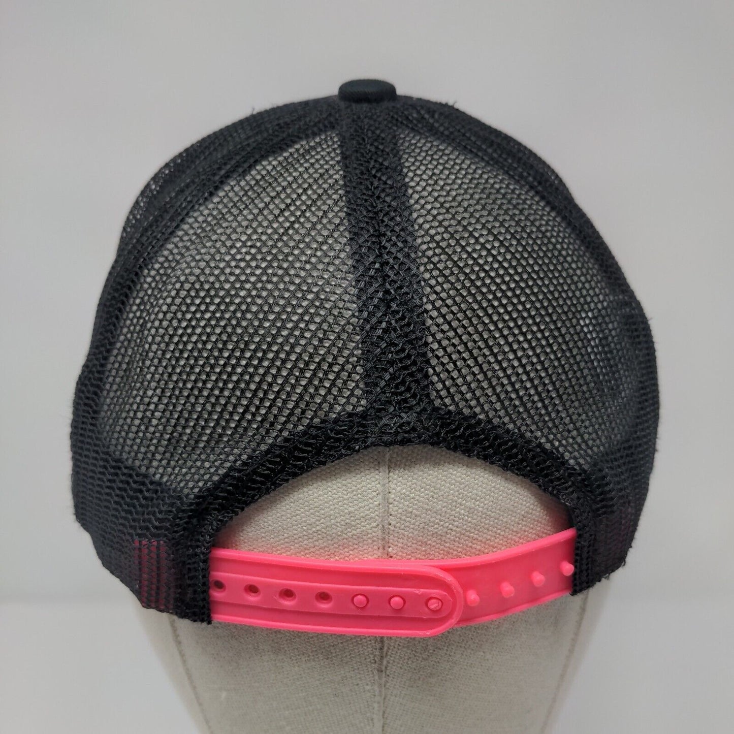 CALI Snapback Trucker Hat Black OSFA Adjustable Mesh Back Old Navy Polyester