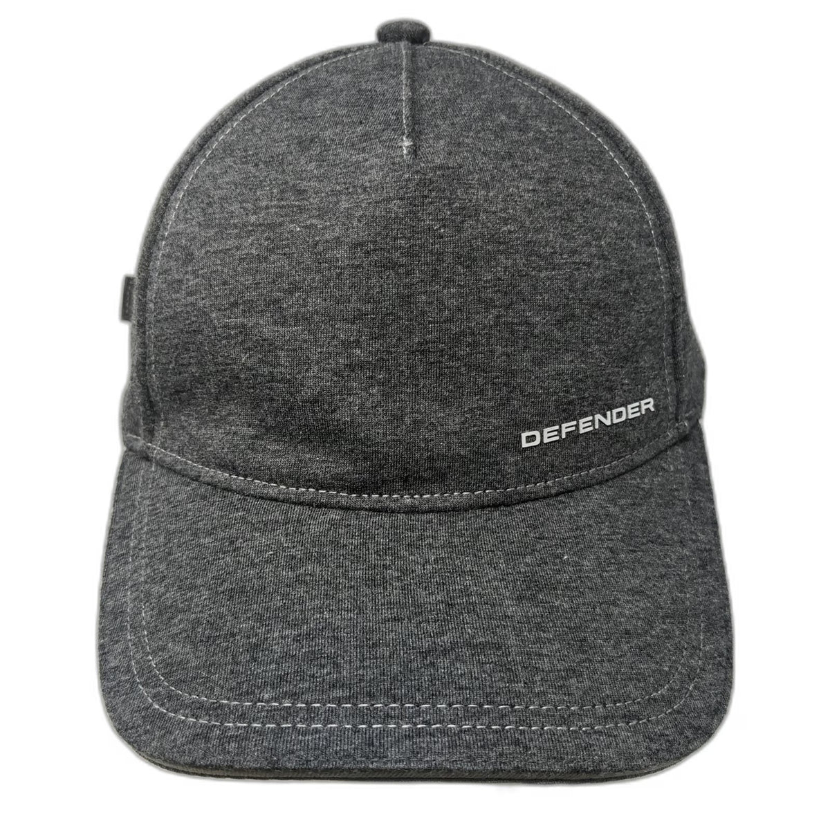 Land Rover Defender 5 Panel Gray One Size Strapback Hat Contrast Stitching