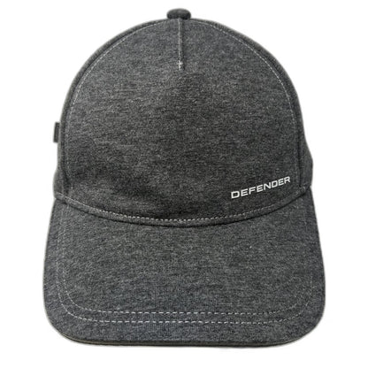 Land Rover Defender 5 Panel Gray One Size Strapback Hat Contrast Stitching