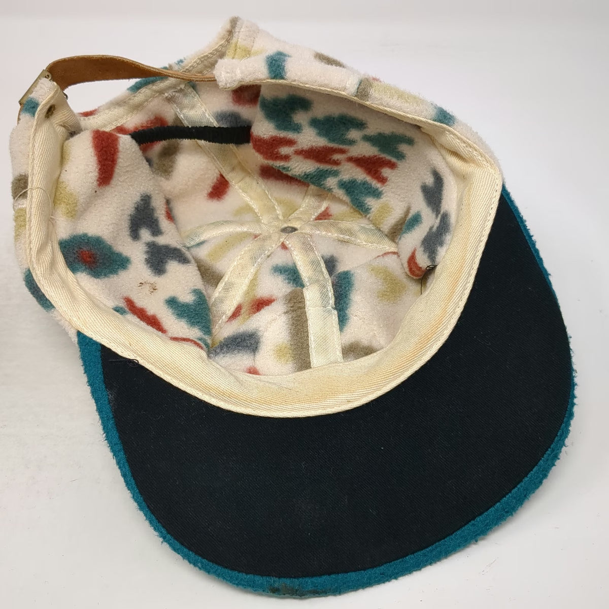 Merkley Headgear Baseball Cap White One Size Fleece Southwestern Sun Valley Hat