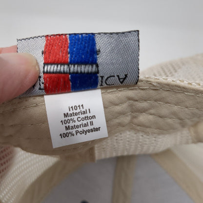 Flynn Drilling Company Snapback Trucker Hat Multi OS Adjustable Patriotic Mesh