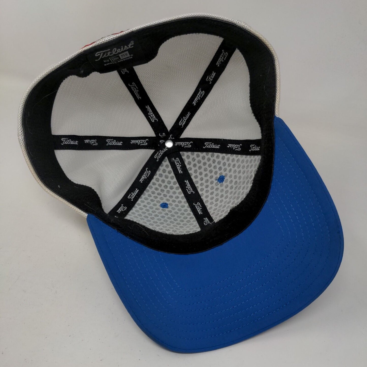 Titleist Pro V1 FJ Fitted Hat Blue Small/Medium Colorblock New Era