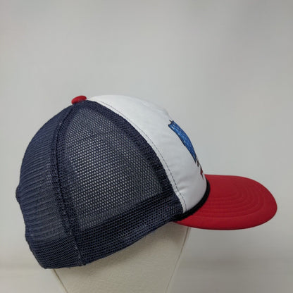 O'Neill Snapback Trucker Hat Multicolor OSFA Adjustable Patriotic Mesh Back