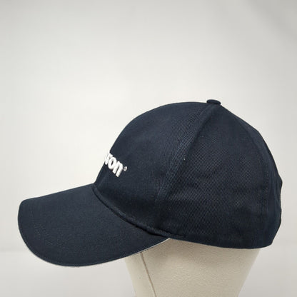 Micron Young Professional Slideback Hat Black One Size Embroidered