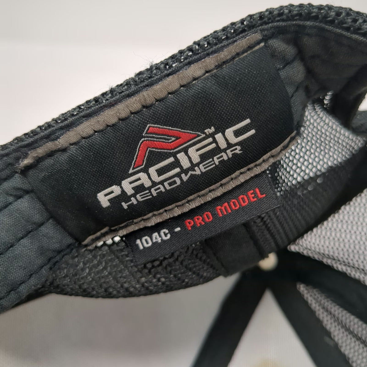 Pacific Headwear Trucker Hat Gray One Size Outlaw Powersports Snapback Gun Mesh