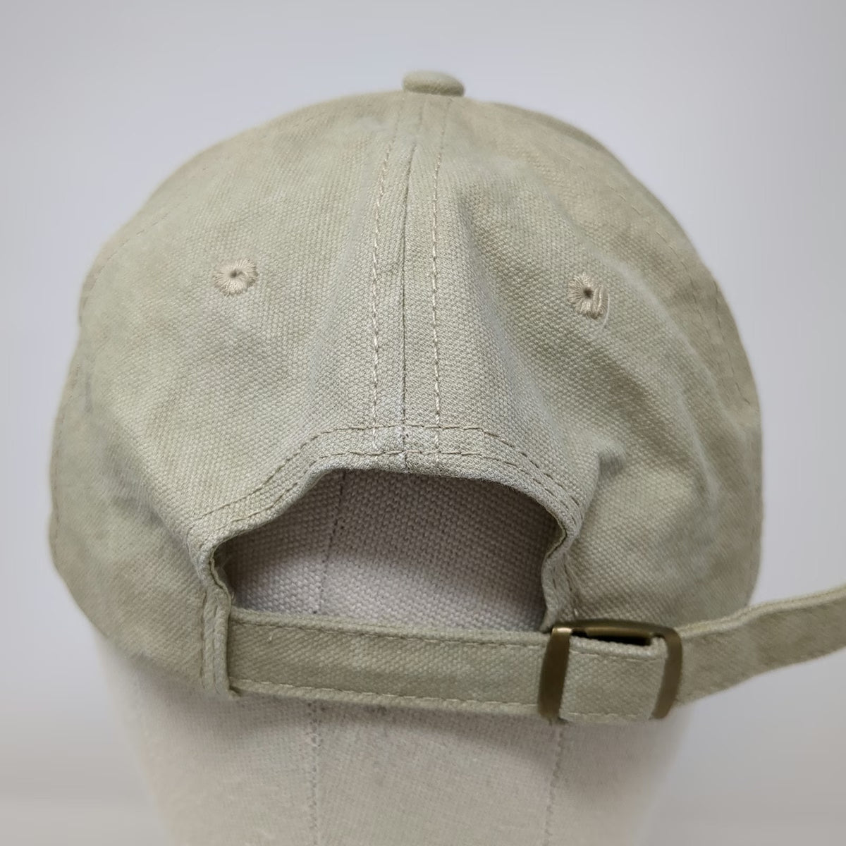 HeadShot Baseball Cap Beige Blue One Size Snow Bowl 1999 Team Slideback Logo Hat