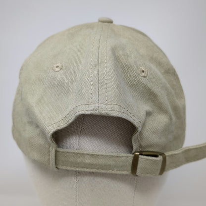 HeadShot Baseball Cap Beige Blue One Size Snow Bowl 1999 Team Slideback Logo Hat