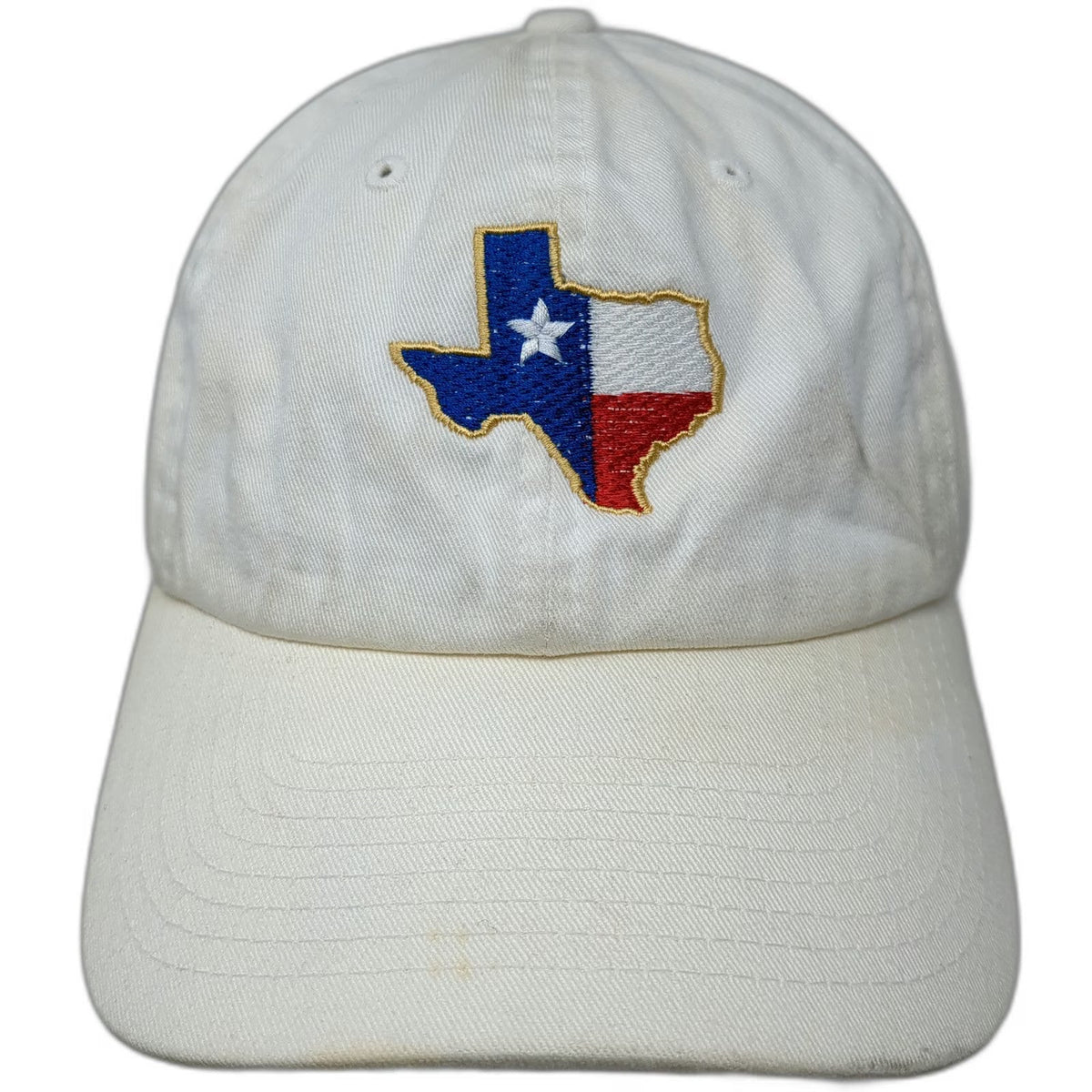 KBETHOS Baseball Cap White One Size Texas Flag Map Embroidery Adjustable Hat