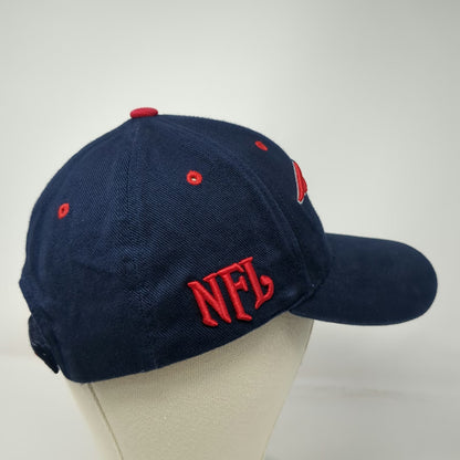 NFL New England Patriots Blue One Size Cap Hat Embroidered Logo Strapback Cotton
